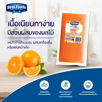 BEST FOODS Orange Flavoured Filling 900 g - 